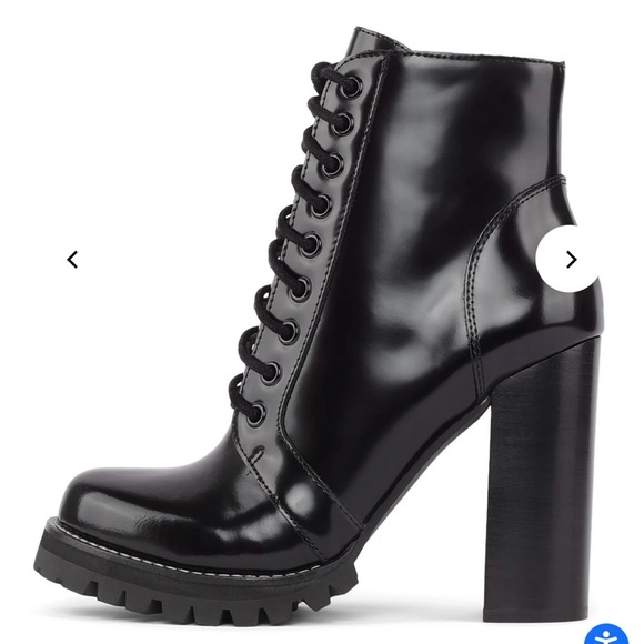 Jeffrey Campbell Black Leather Boots - Picture 2 of 16